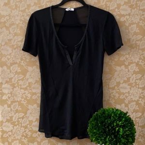 Helmut Lang Mesh Panel Top